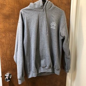 Gray Pawz sweatshirt. Worn once.